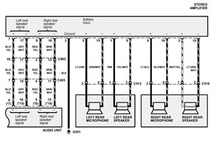 Rear Speaker Wiring Diagram