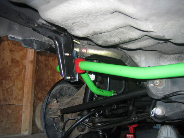 sway bar installed