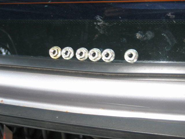 taillight nuts