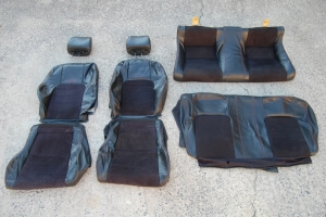 JDM Type-S Black Leather Seat Covers