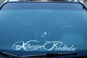 eXtremePrelude Windshield Decal