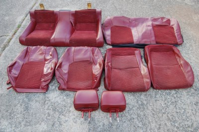 JDM SiR BB6 Red Leather Seat Covers