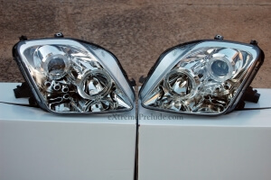 Chrome Housing Projector Headlights - New