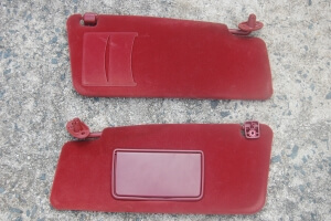 JDM Red Sun Visors