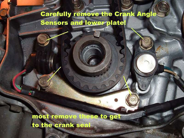 crank seal access