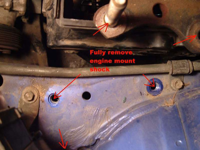 remove engine mount