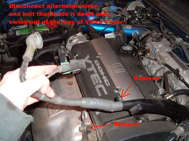 remove alternator wire